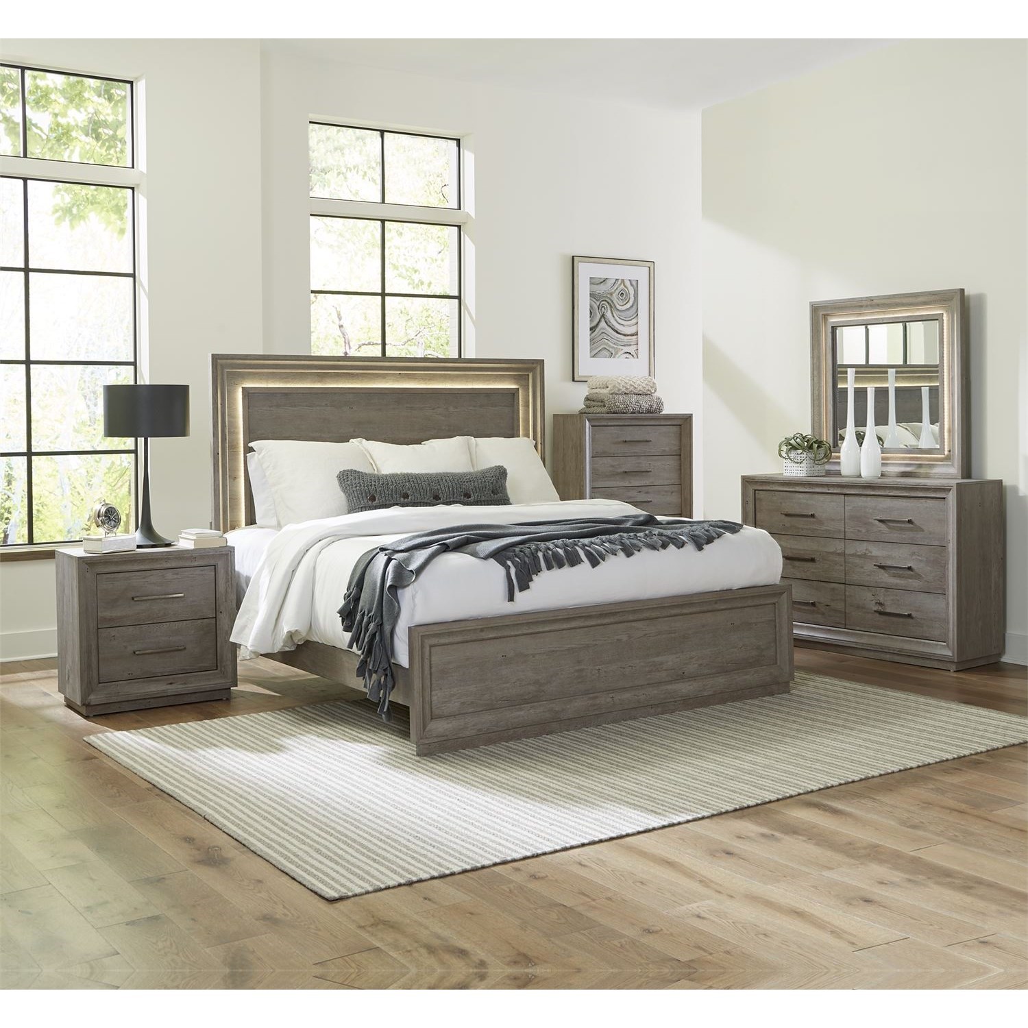 Libby Horizons Queen Bedroom Group Walker's Furniture Bedroom Group